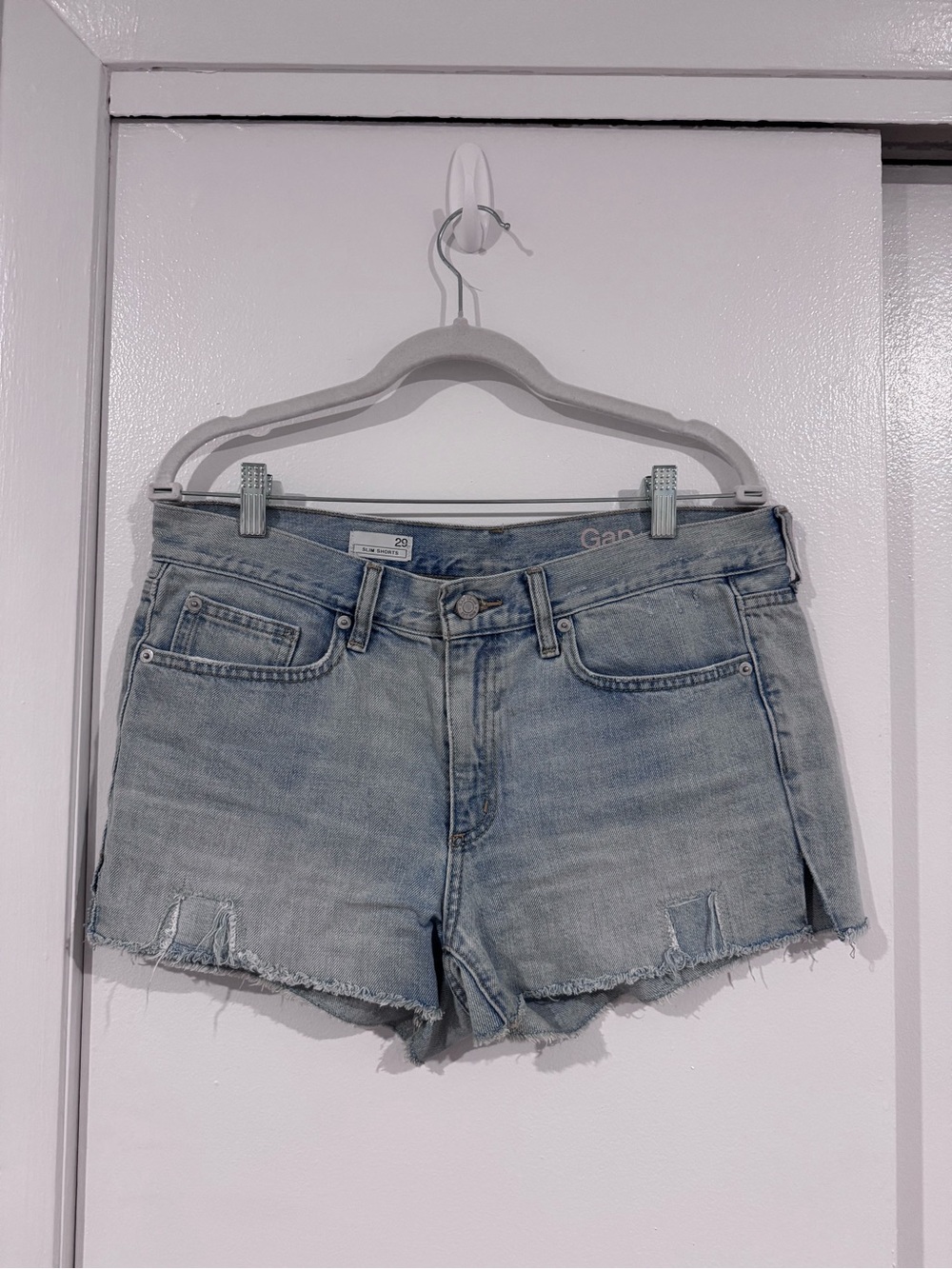 GAP Light Blue Denim Cutoff Shorts